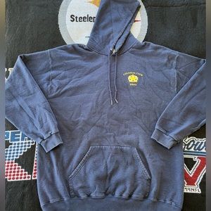 Vintage Lee blue hoodie XL